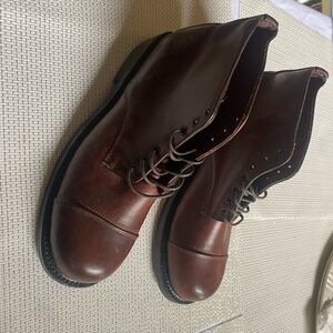 Classic Brown Leather Men's Boots